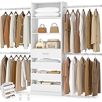 Amazon.com: Aheaplus Closet System, 4-9Ft Closet Organizer